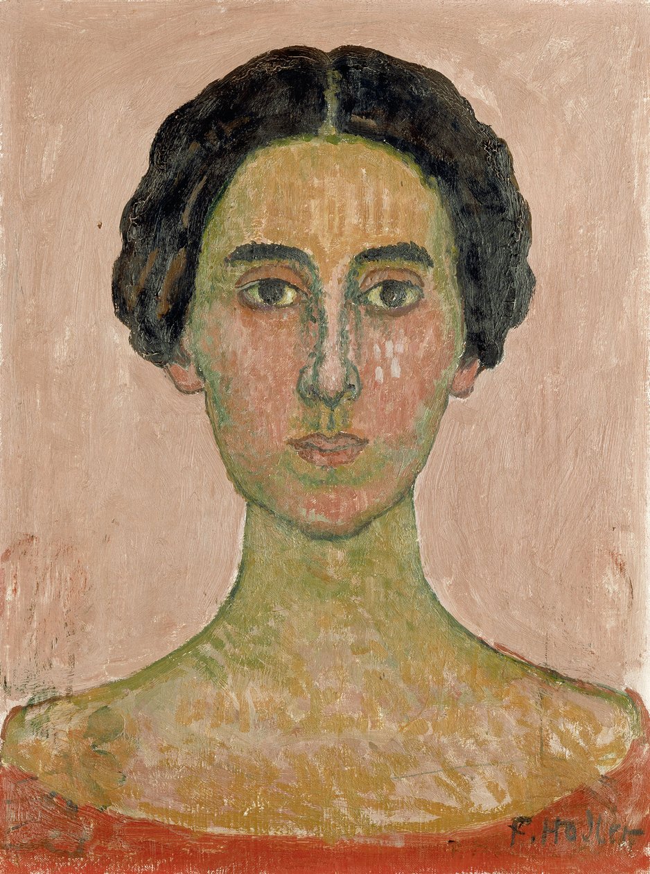 Portret Valentine Godé-Darel Głowa Francuzki autorstwa Ferdinand Hodler