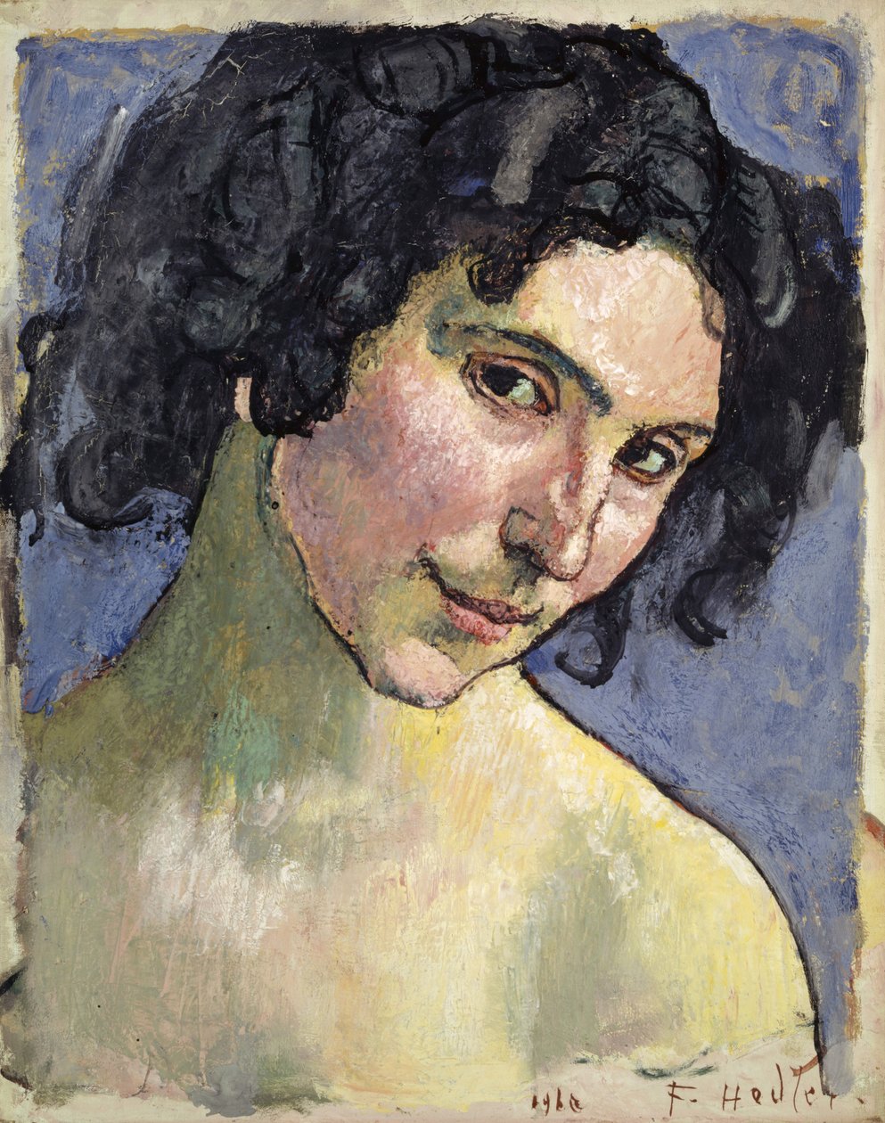 Portret modelki Giulii Leonardi, 1910. autorstwa Ferdinand Hodler