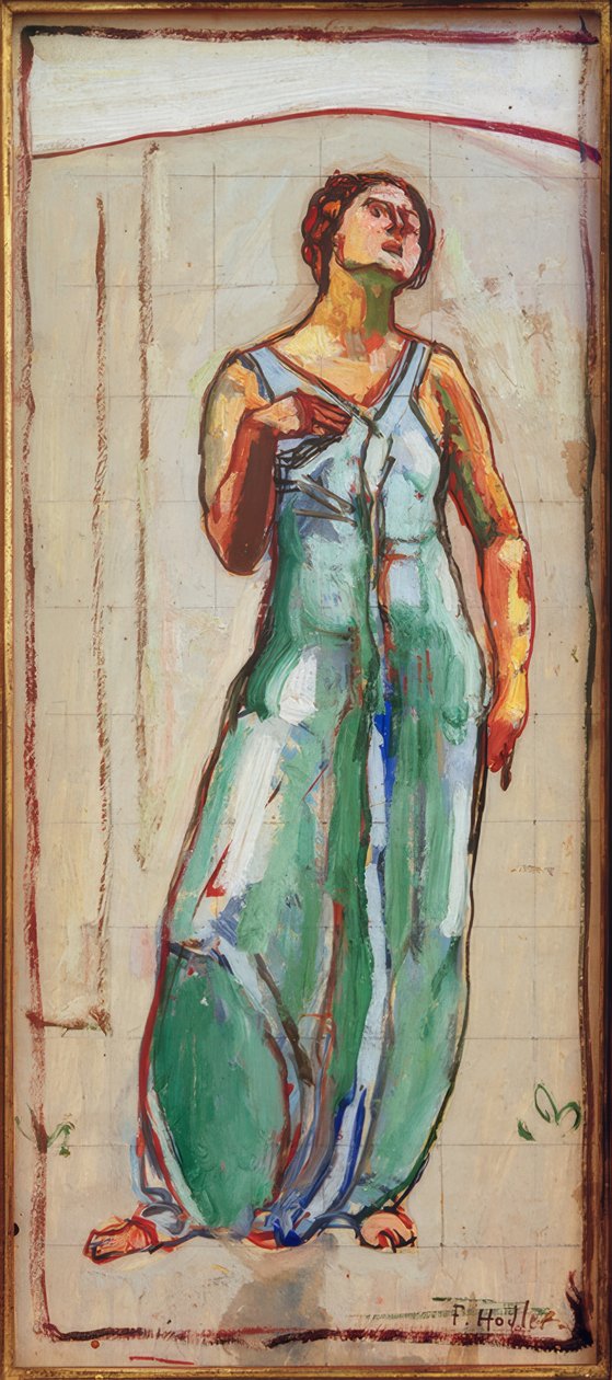 Studiuj, aby spojrzeć w nieskończoność autorstwa Ferdinand Hodler