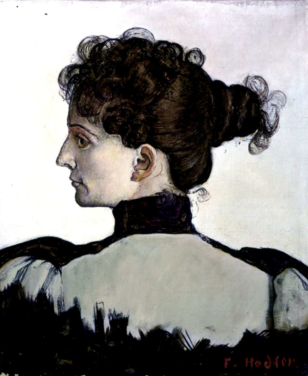 Żona artysty (olej na płótnie) autorstwa Ferdinand Hodler