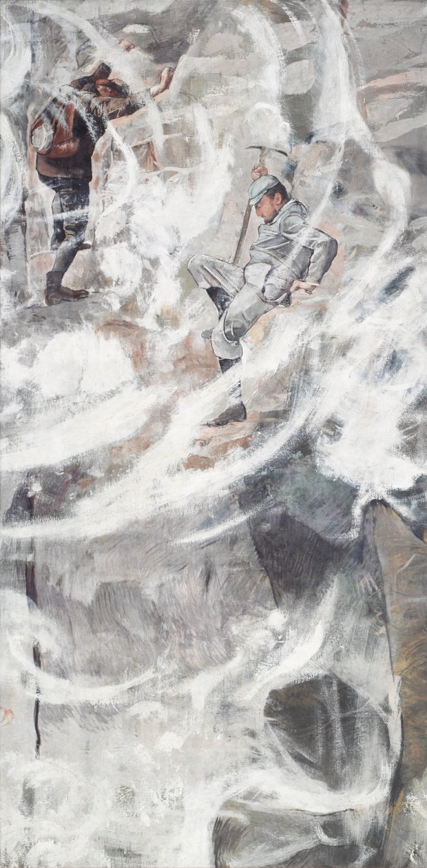 Wspinaczka, 1894. autorstwa Ferdinand Hodler