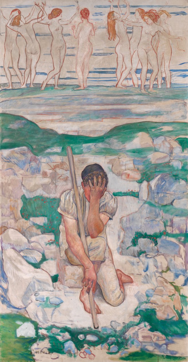 Sen pasterza, 1896 autorstwa Ferdinand Hodler