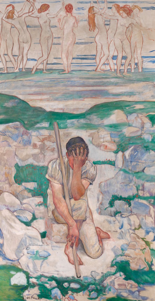Sen pasterza, 1896. autorstwa Ferdinand Hodler