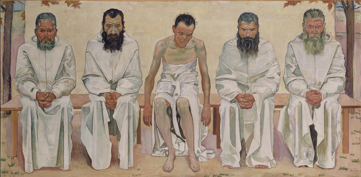 Zmęczony życiem, po 1892 autorstwa Ferdinand Hodler