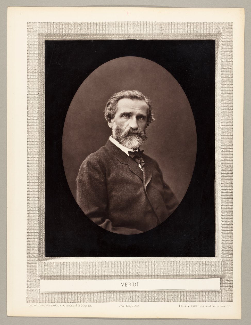 Giuseppe Verdi (włoski kompozytor, 1813-1901) autorstwa Ferdinand J. Mulnier