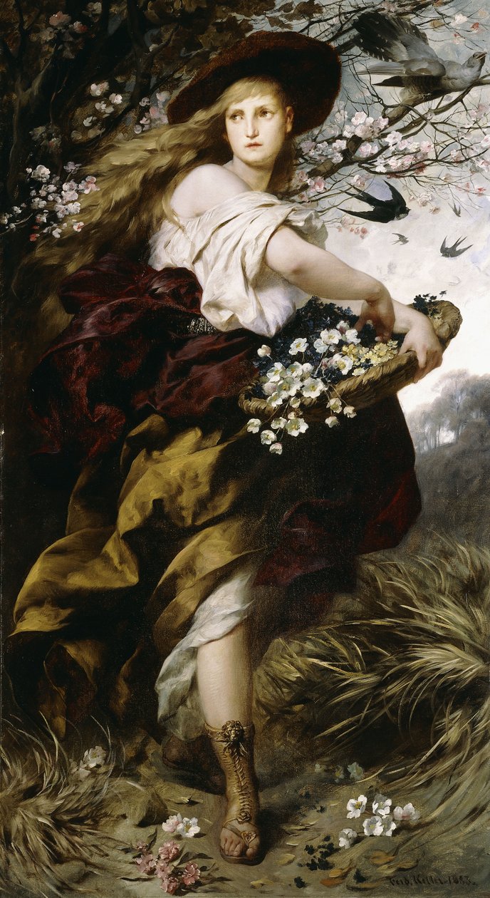 Flora, 1883 autorstwa Ferdinand Keller
