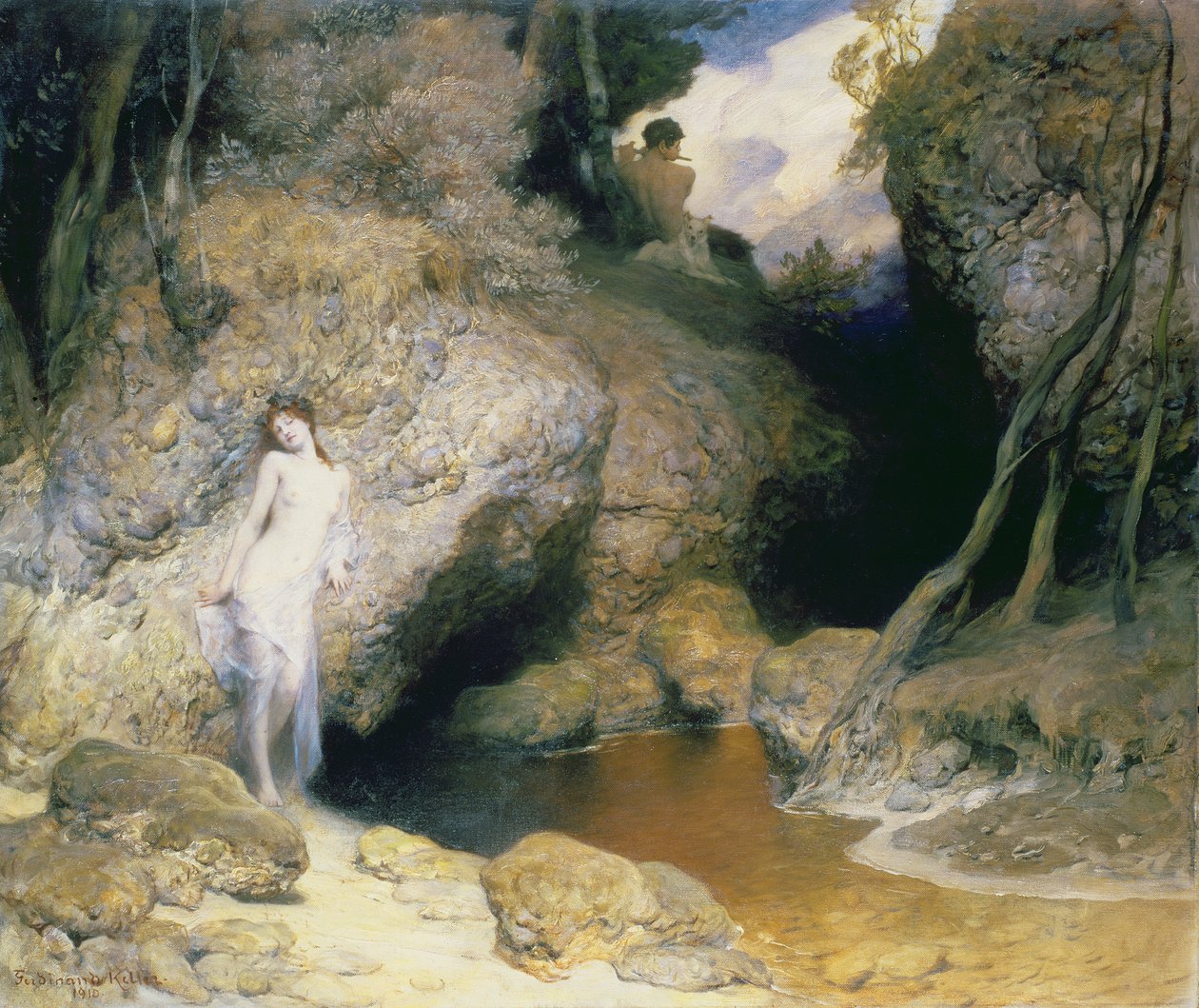 Muzyka Fauna, 1910 autorstwa Ferdinand Keller