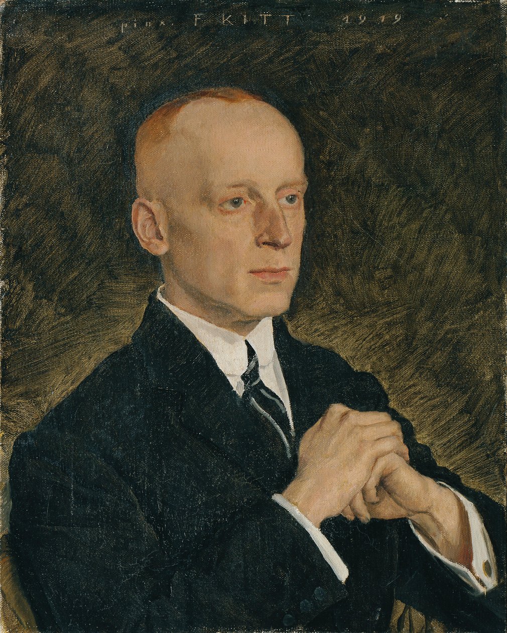 Portret dżentelmena autorstwa Ferdinand Kitt
