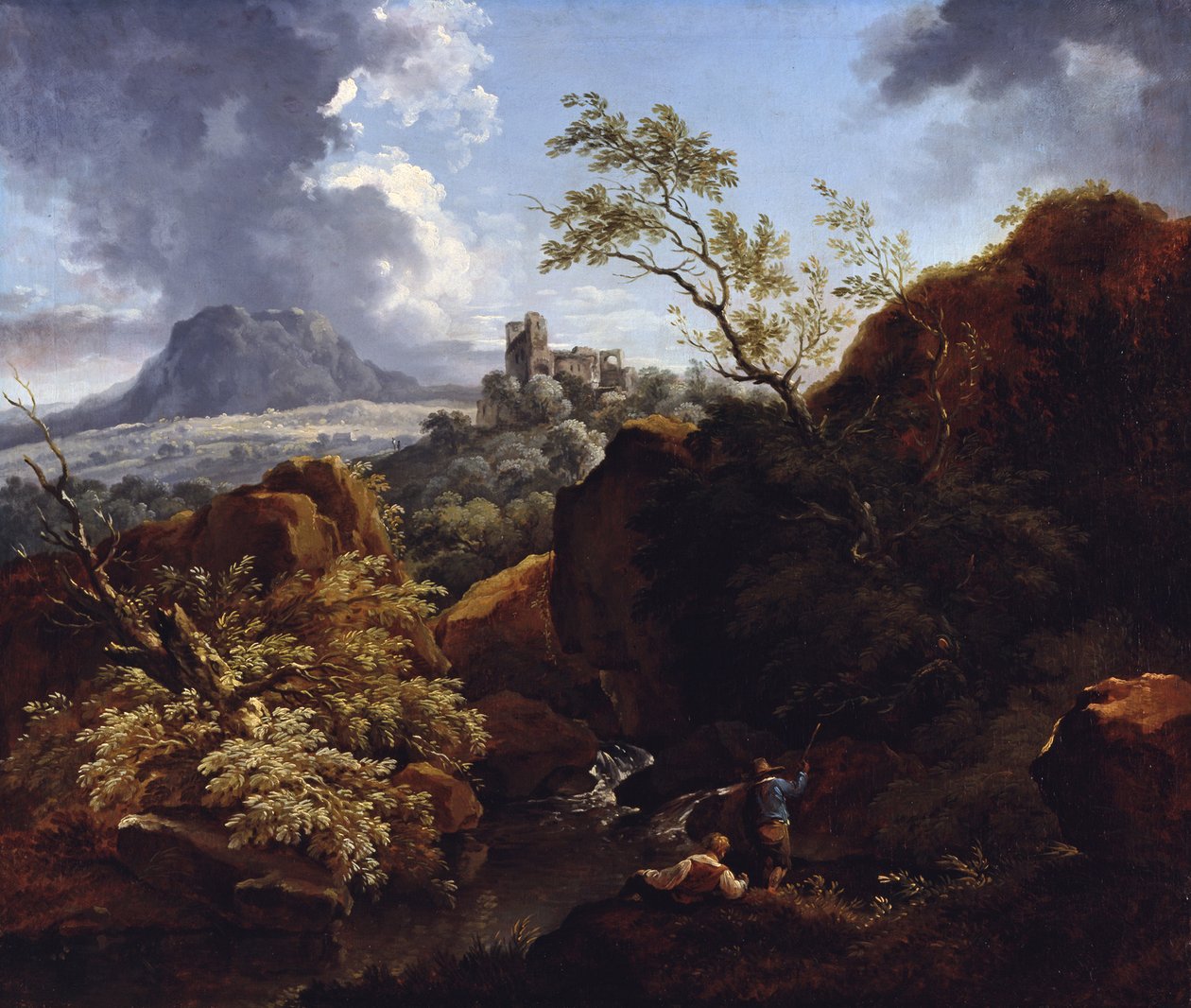 Krajobraz nad Neckarem autorstwa Ferdinand Kobell
