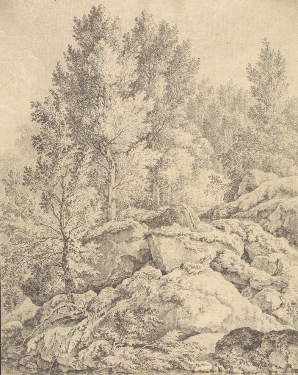 Widok na dolinę Trippstadt w Palatynacie autorstwa Ferdinand Kobell