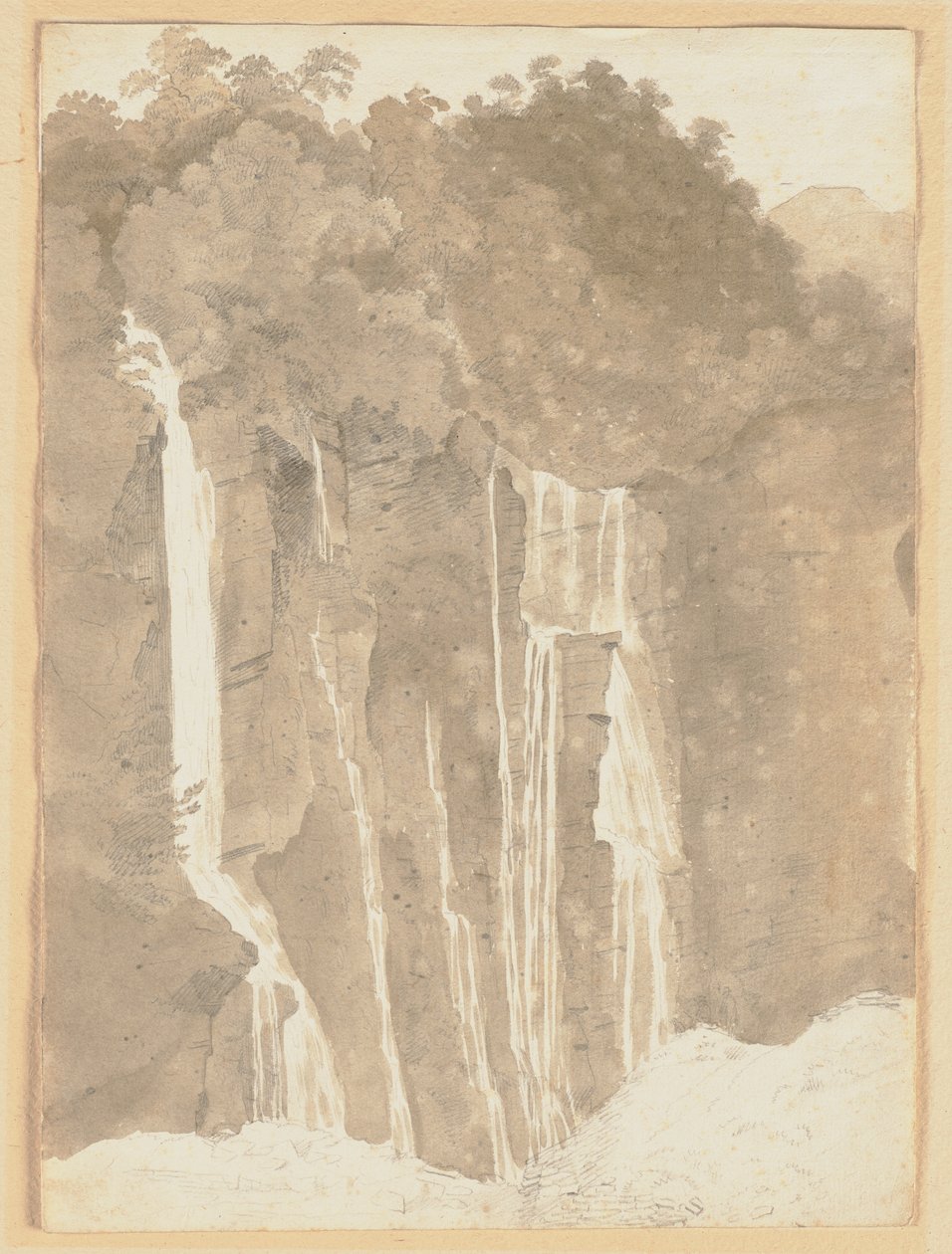 Wodospad autorstwa Ferdinand Kobell
