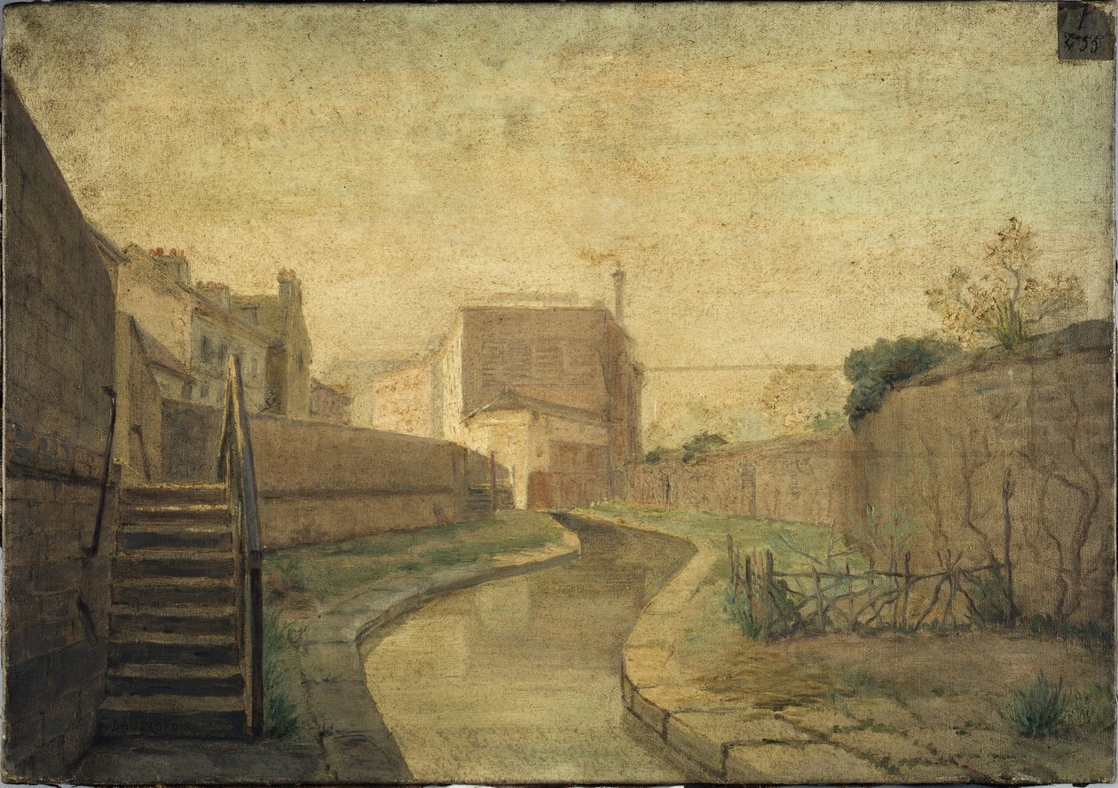 La Bièvre, rue Croulebarde autorstwa Ferdinand Laudigeois
