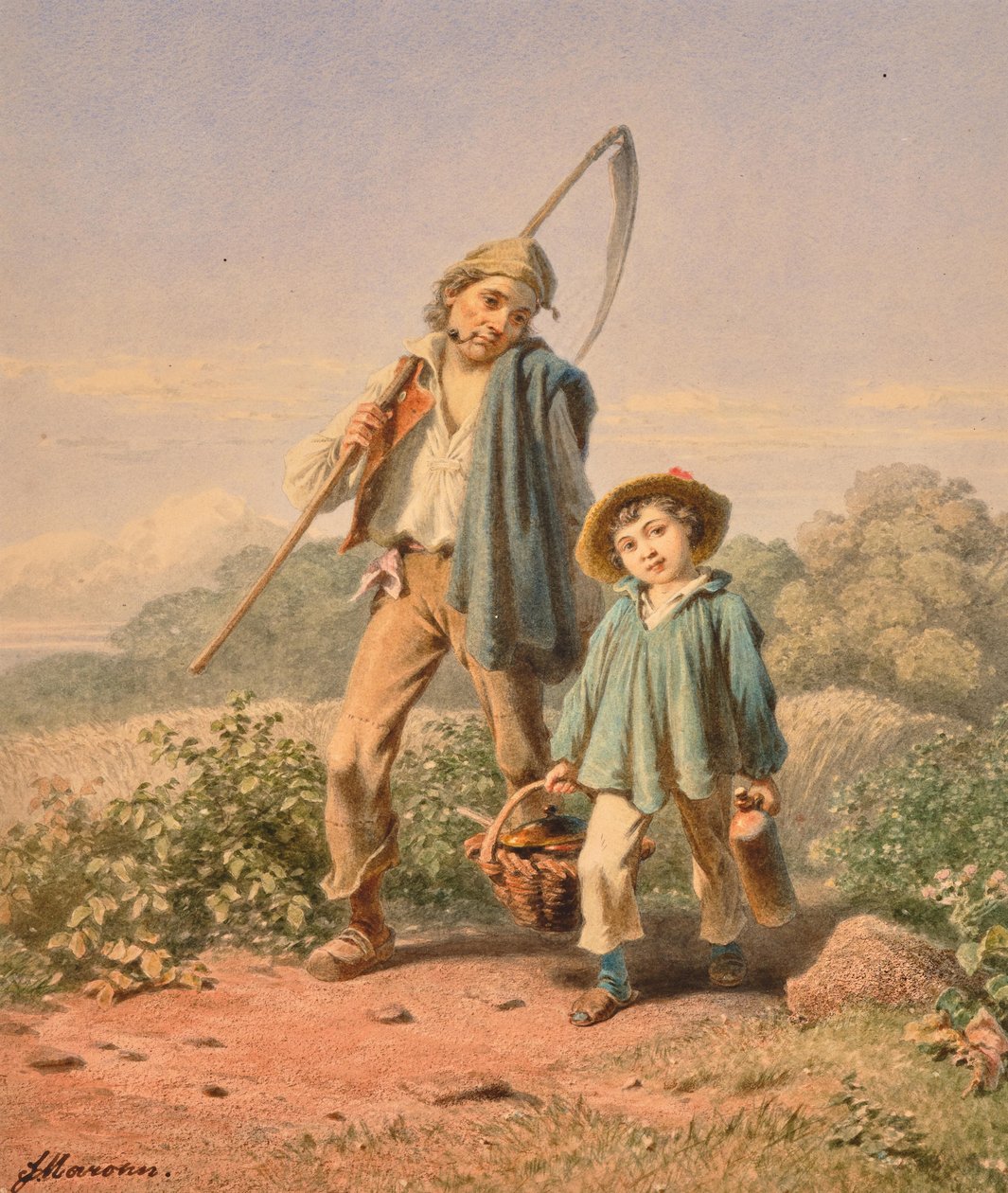 Ferdinand Mahron Weg zum Feld 1 autorstwa Ferdinand Marohn