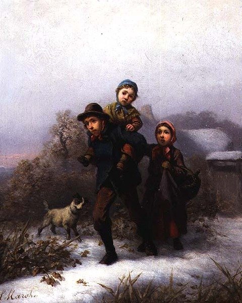 W zimę autorstwa Ferdinand Marohn