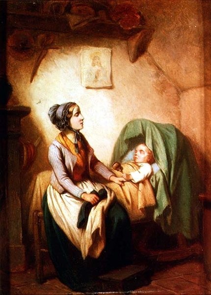 Chore dziecko autorstwa Ferdinand Marolin