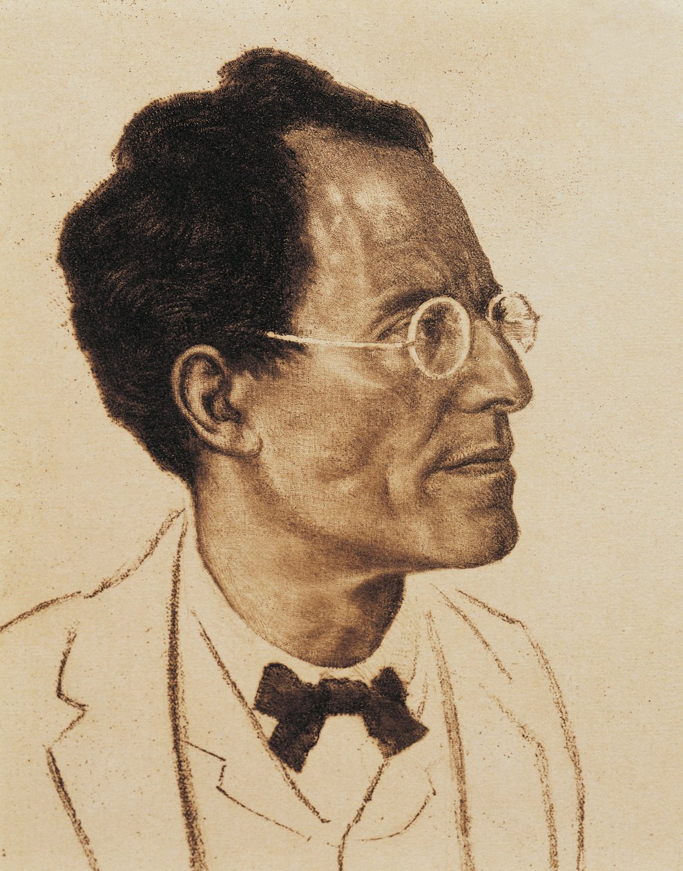 Portret austriackiego kompozytora i dyrygenta Gustava Mahlera (Kalischt autorstwa Ferdinand Michl