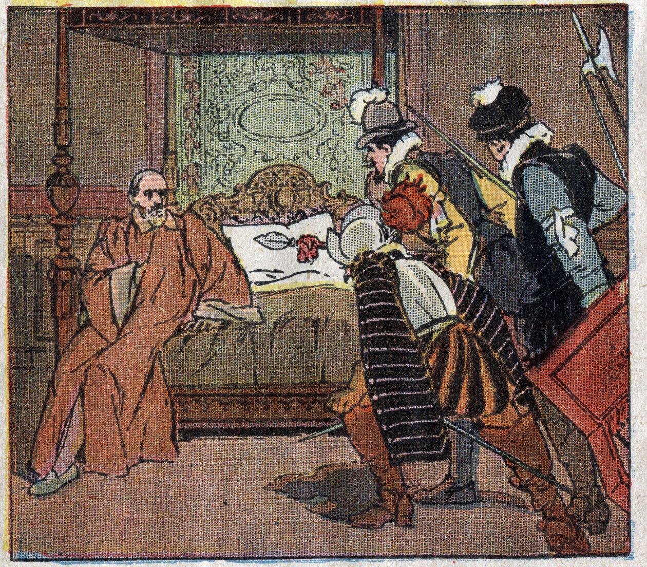 Historia Francji: Zabójstwo Gasparda de Coligny (admirała de Coligny autorstwa Ferdinand Raffin