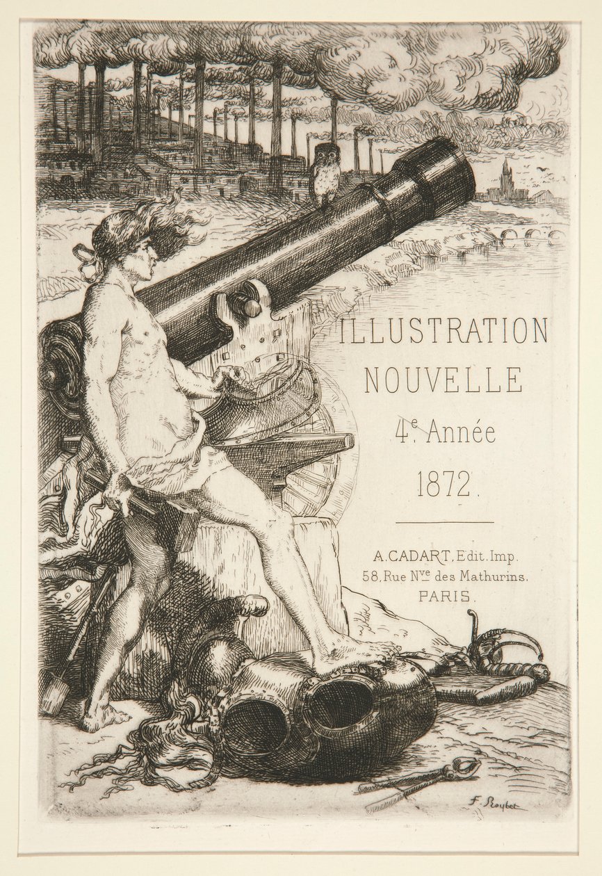 Strona tytułowa ilustracji Nouvelle autorstwa Ferdinand Roybet