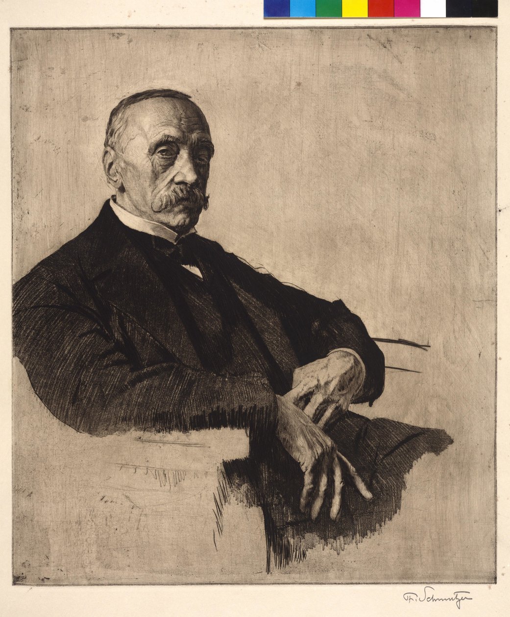 Ludwig Lobmeyr autorstwa Ferdinand Schmutzer