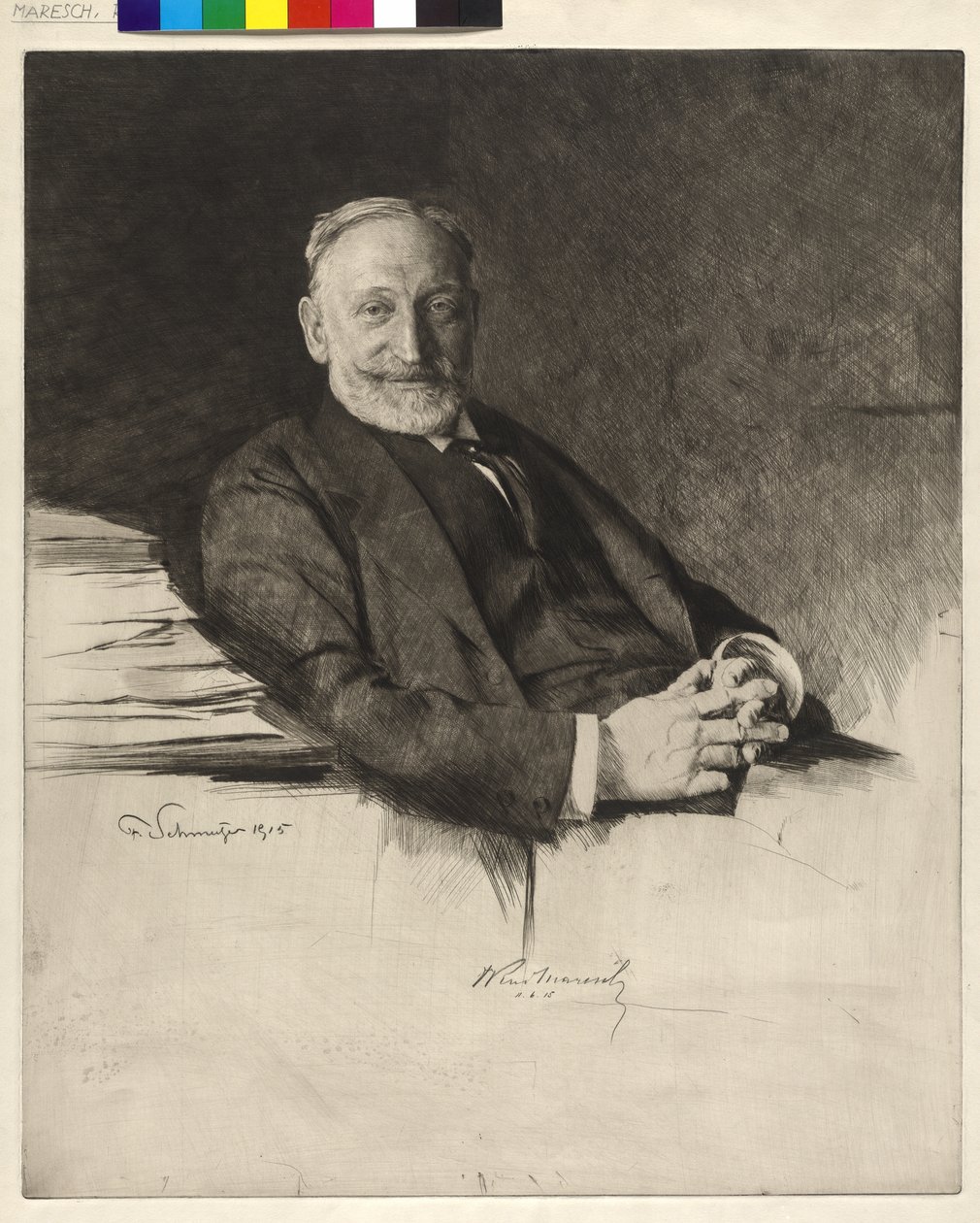 Rudolf Maresch autorstwa Ferdinand Schmutzer
