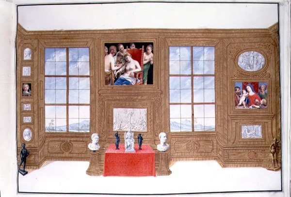 Księga II f.53 Malowany Inwentarz kolekcji Karola VI w Stallburg, Wiedeń, 1720-30 (wc) autorstwa Ferdinand Storffer or Astorffer