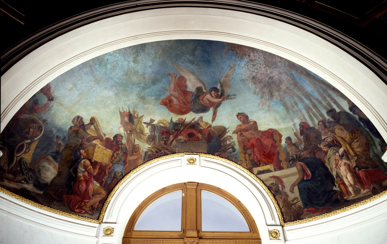 Aleksander Wielki (356-323 pne) zamykając prace Homere
