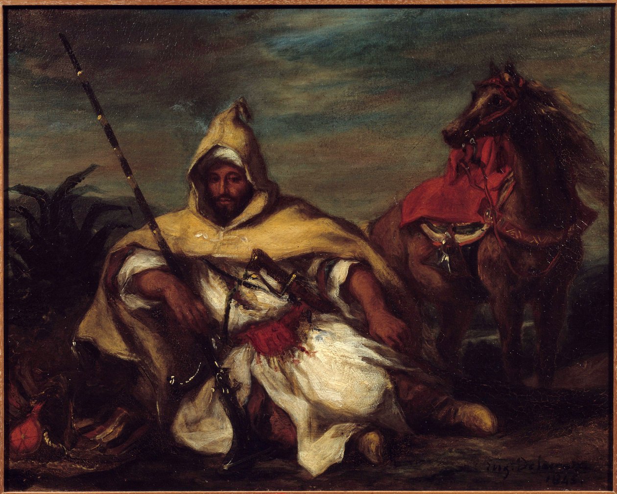 Arab. Obraz Eugene Delacroix (1798-1863) autorstwa Ferdinand Victor Eugene Delacroix