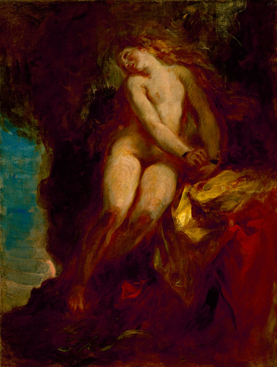 Andromeda, 1852 autorstwa Ferdinand Victor Eugene Delacroix