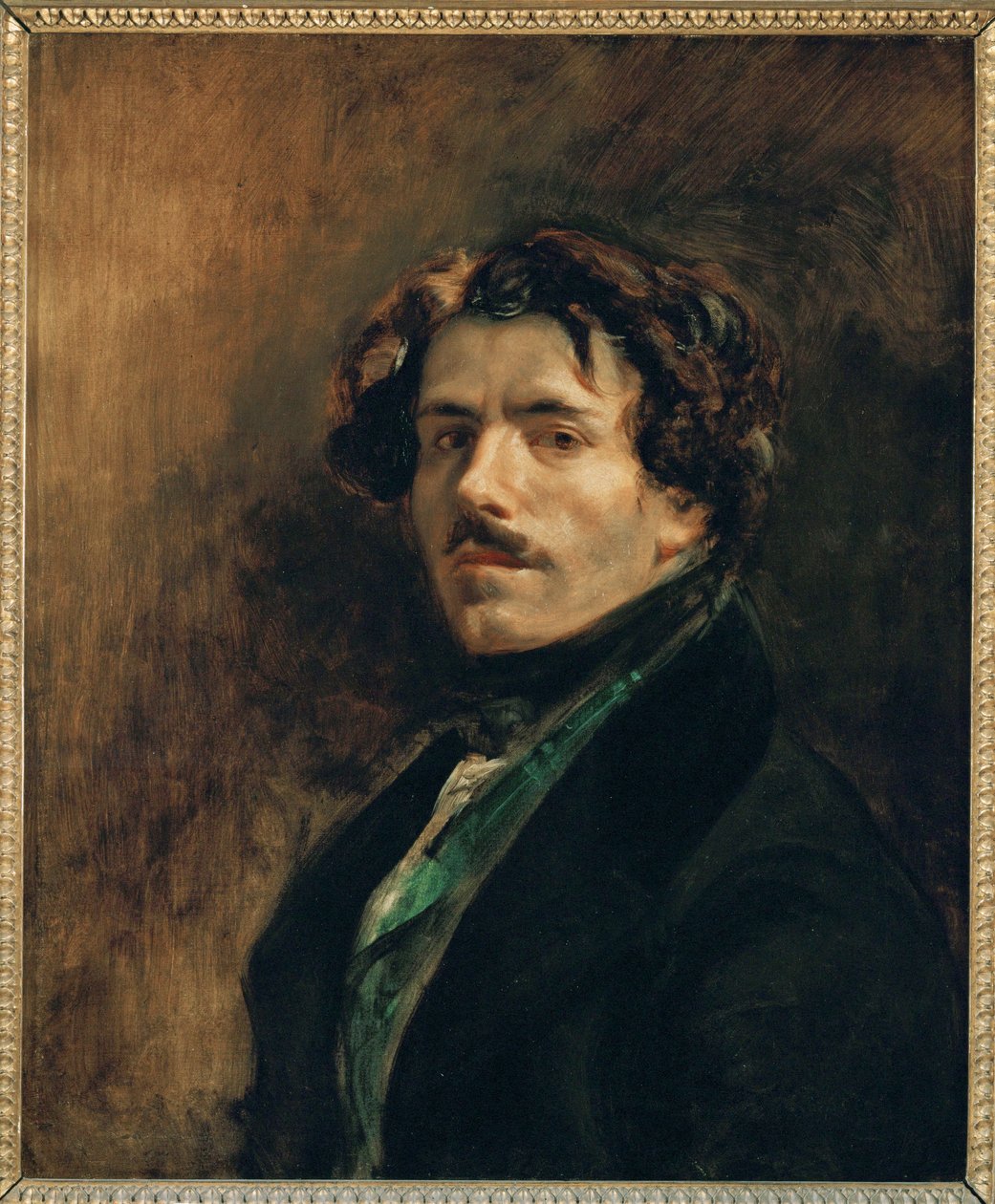 Delacroix, autoportret ... autorstwa Ferdinand Victor Eugene Delacroix