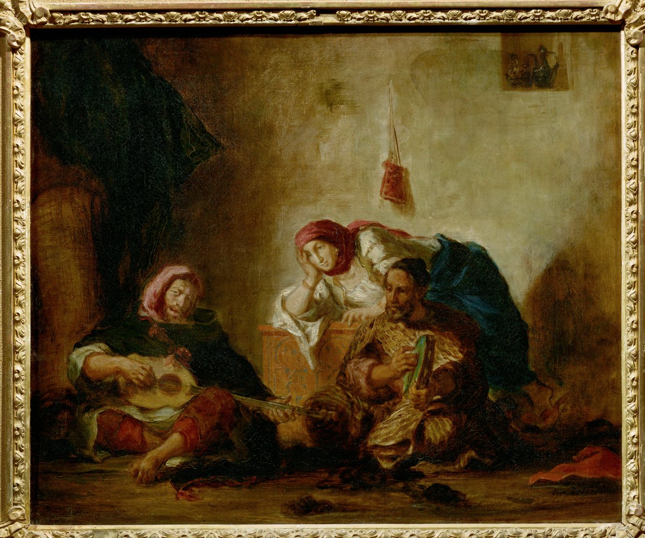 Musiciens juifs de Mogador - Żydowscy muzycy z Mogadoru ... autorstwa Ferdinand Victor Eugene Delacroix