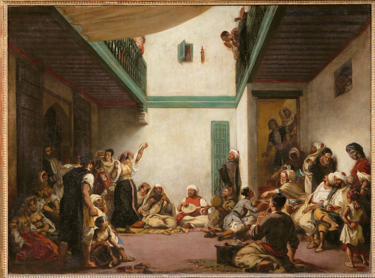 Żydowski ślub w Maroku ... autorstwa Ferdinand Victor Eugene Delacroix