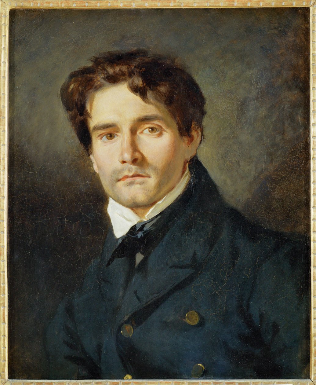 Portret Leon Riesener ... autorstwa Ferdinand Victor Eugene Delacroix