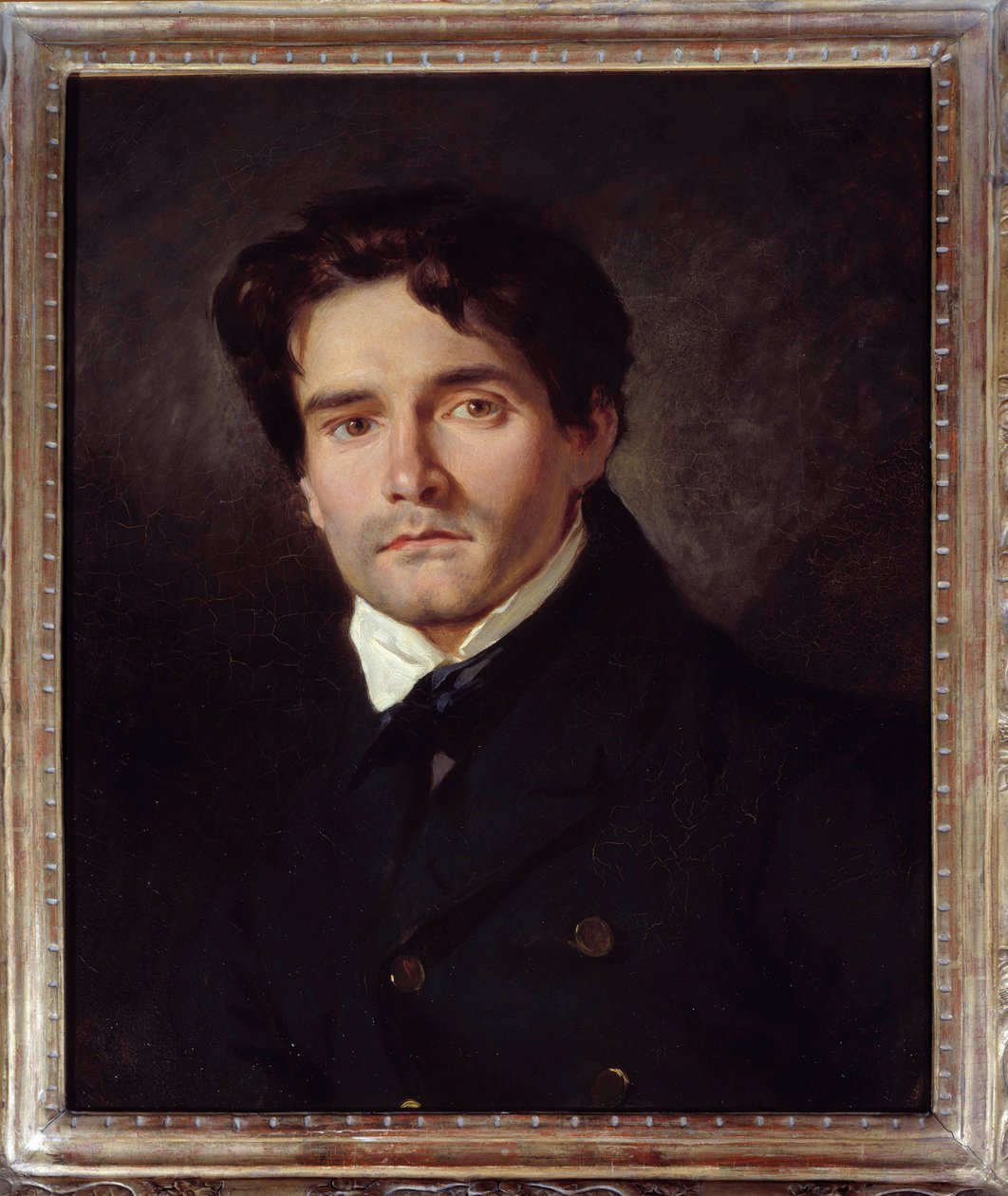 Portret malarza Louisa Riesener autorstwa Ferdinand Victor Eugene Delacroix