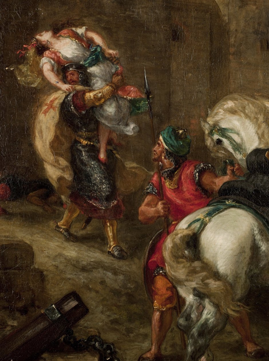 Gwałt Rebeki autorstwa Ferdinand Victor Eugene Delacroix