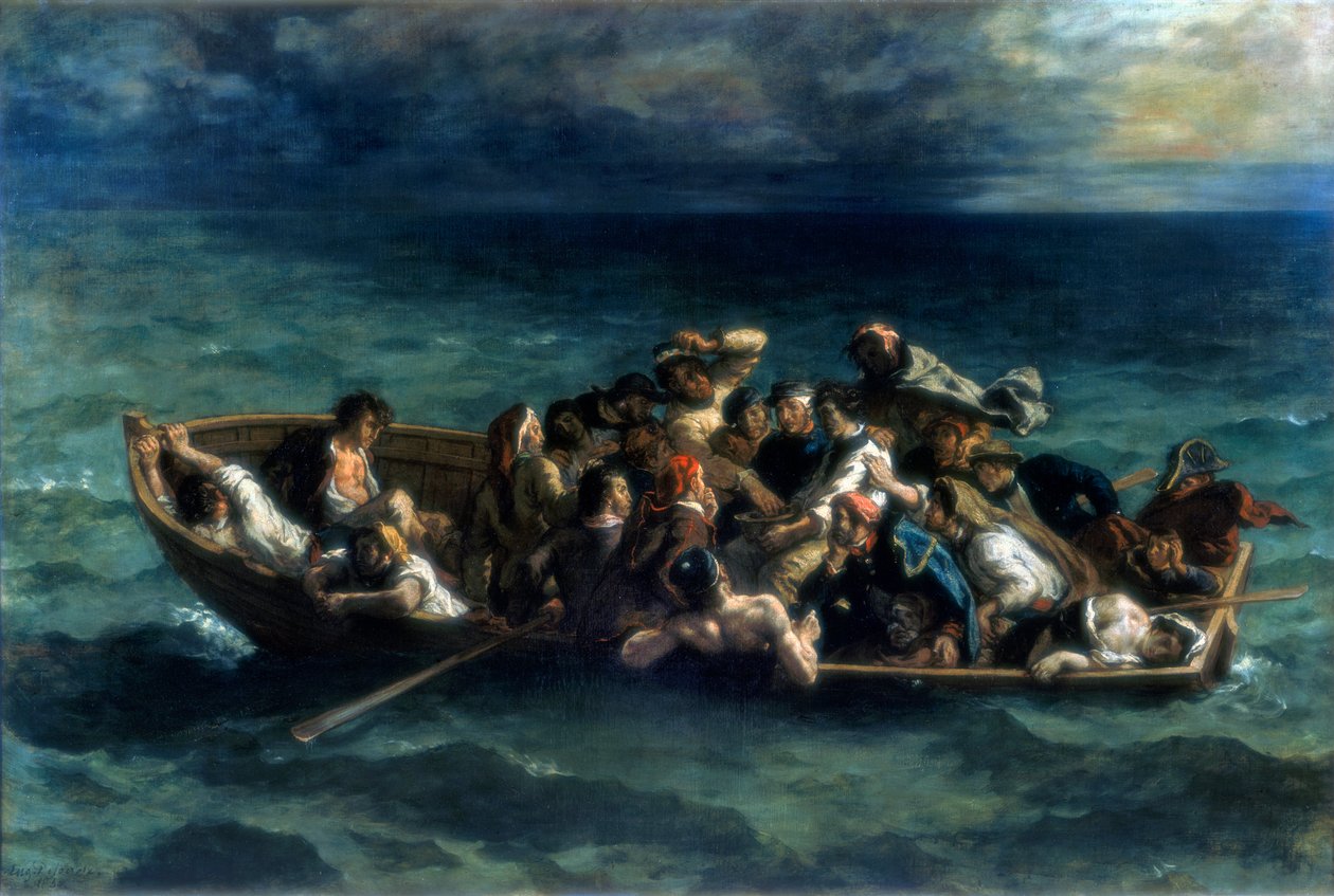 Wrak Don Juana, 1840 autorstwa Ferdinand Victor Eugene Delacroix