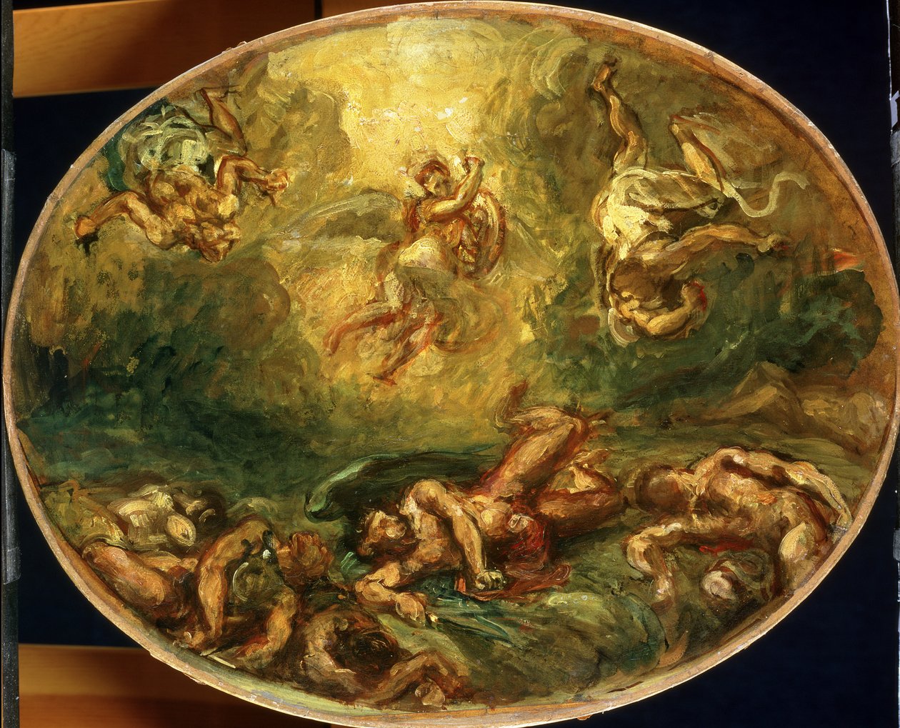 Triumf św autorstwa Ferdinand Victor Eugene Delacroix