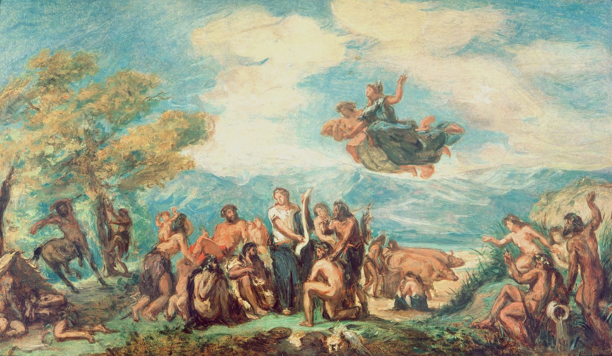 Nieznany obraz autorstwa Ferdinand Victor Eugene Delacroix