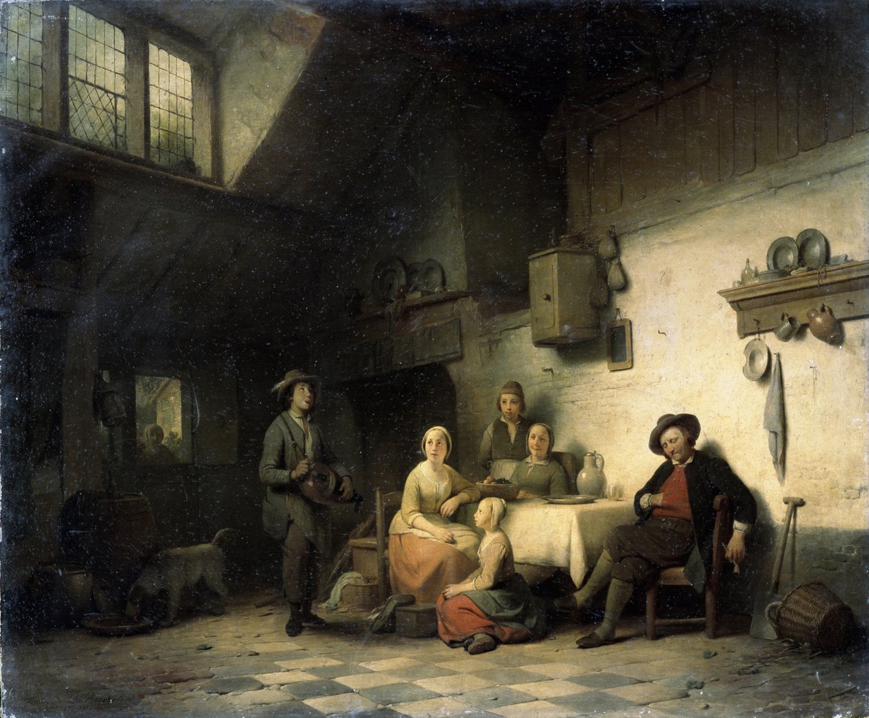 Koncert domowy autorstwa Ferdinand de Braekeleer the Elder