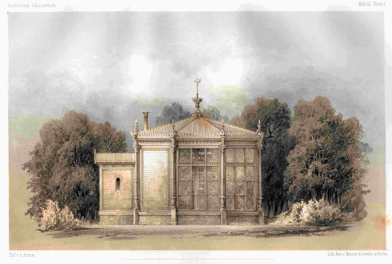 Berliński dom kanarków Schloss Glienicke autorstwa Ferdinand von Arnim
