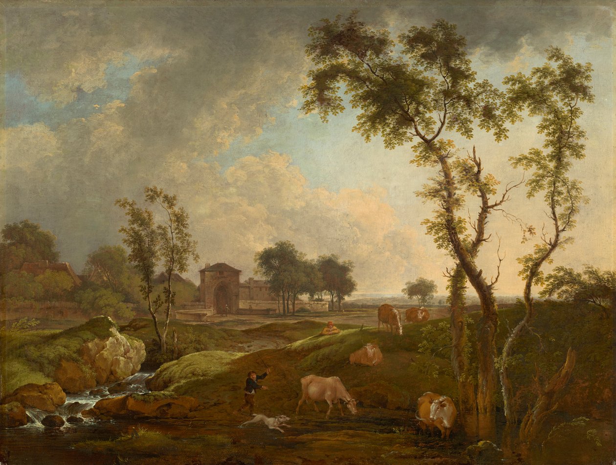 U bram Mannheim autorstwa Ferdinand von Kobell