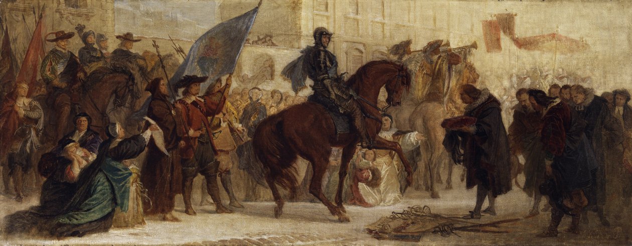 Wjazd Maksymiliana I do Pragi po zwycięstwie na Białej Górze w 1620 r. autorstwa Ferdinand von Piloty