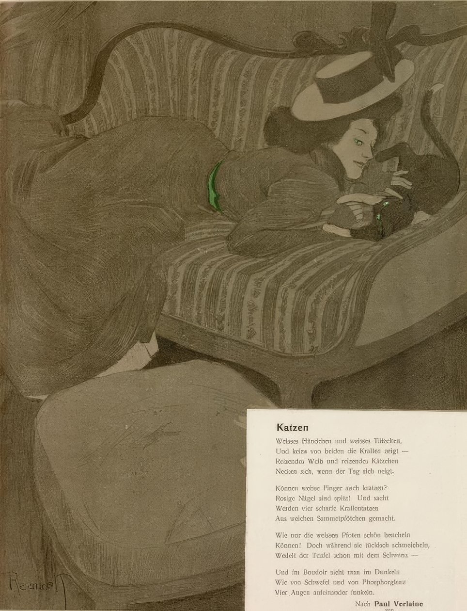 Koty autorstwa Ferdinand von Reznicek