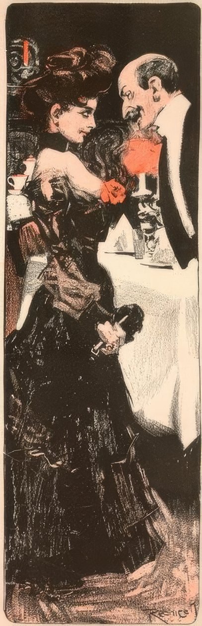 Rozmowa / Waleczny świat autorstwa Ferdinand von Reznicek