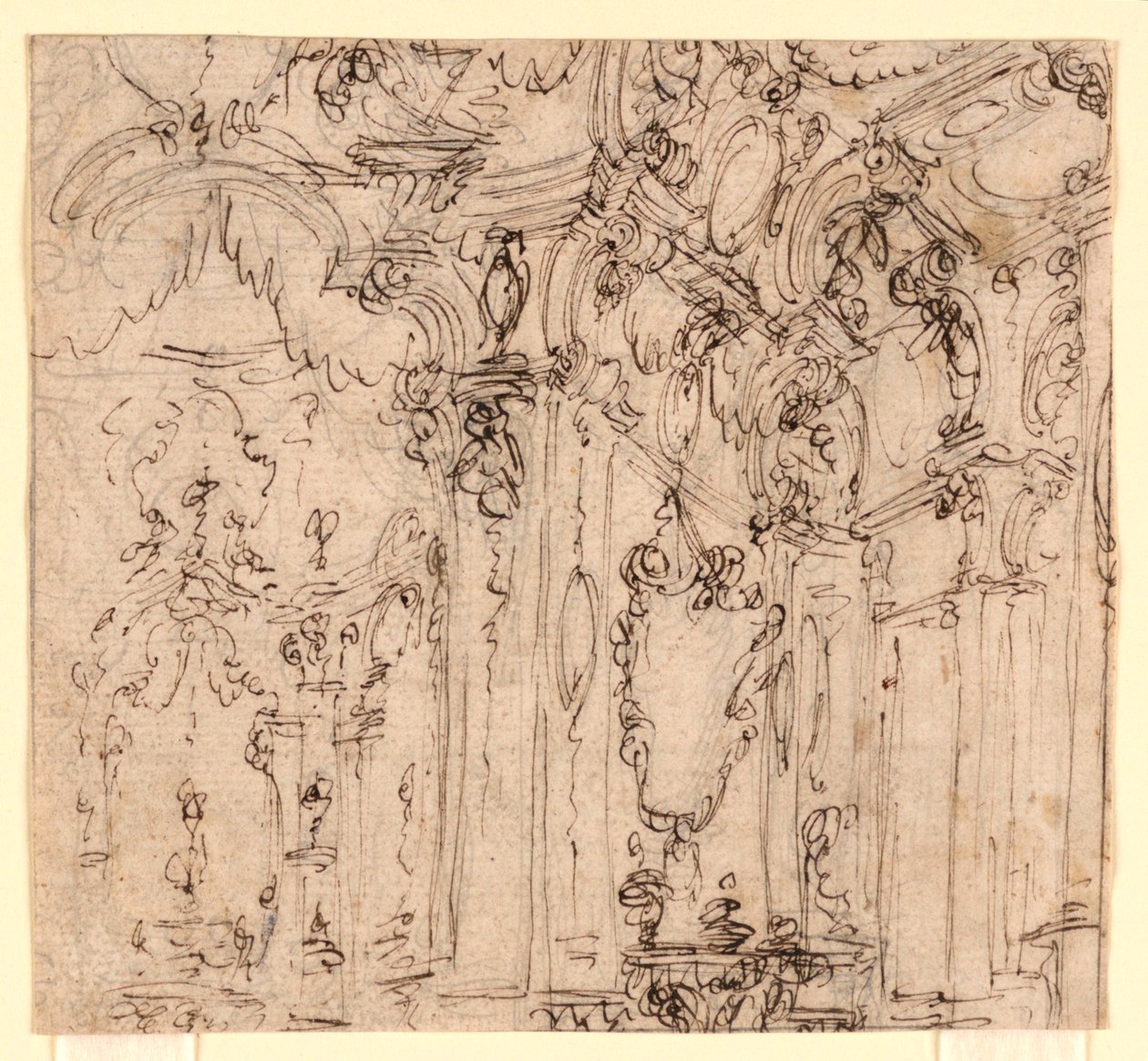 Scenografia: Sala w Pałacu autorstwa Ferdinando Galli Bibiena