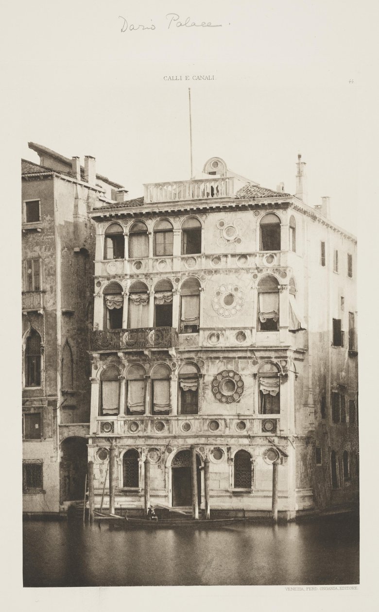 Pałac Dario autorstwa Ferdinando Ongania