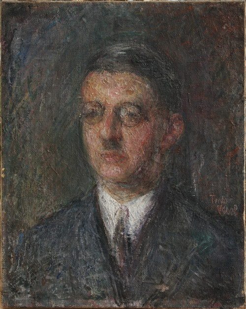 Portret mężczyzny autorstwa Ferdo Vesel