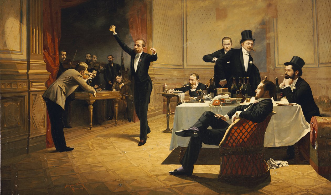 Obiad, 1837 autorstwa Ferencz Paczka