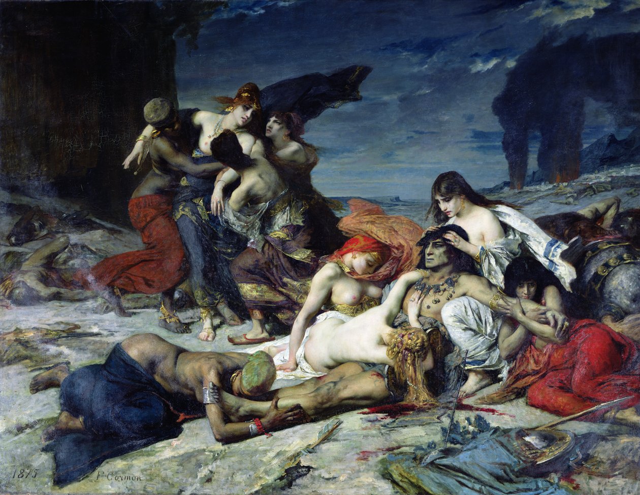 Śmierć Rawany, 1875 autorstwa Fernand Cormon