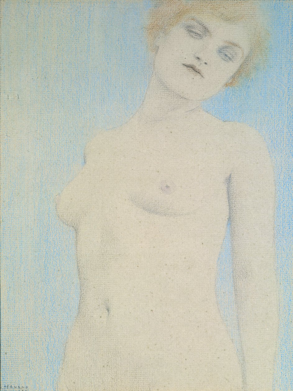 Akt kobiecy autorstwa Fernand Khnopff