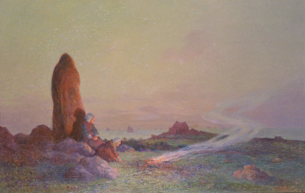 Menhiry autorstwa Fernand Loyen du Puigaudeau